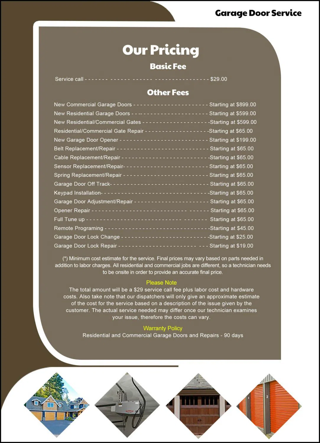 Dallas State Garage Door Service Dallas, TX 469-712-4758